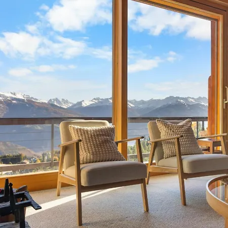 Chalet La Frenaie A Avec Vue Sur Les Alpes Anzère