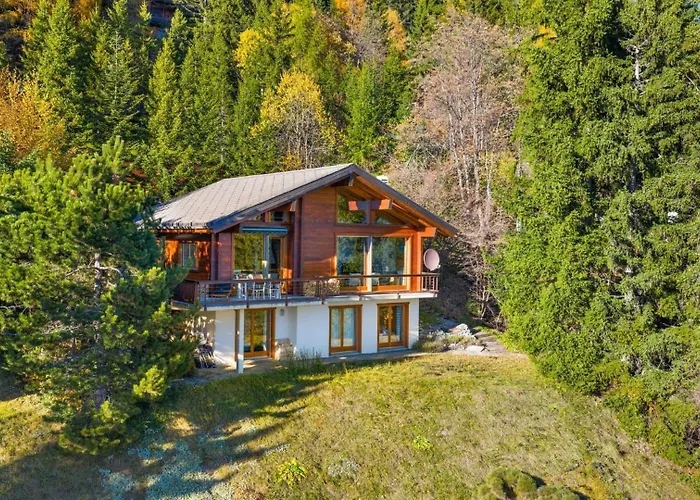 La Frenaie A Avec Vue Sur Les Alpes * Anzere